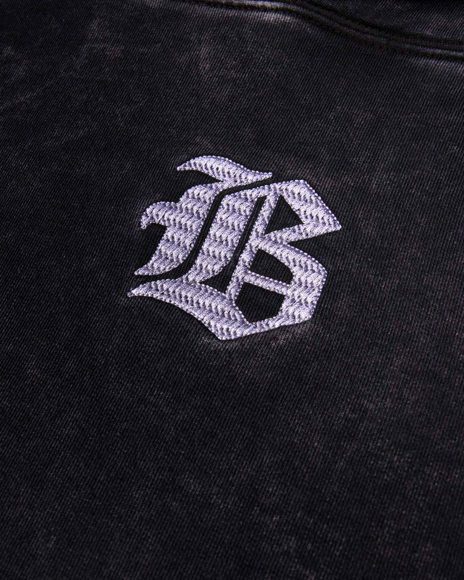 Ballplayer B Relaxed Fit Vintage Washed Hoodie - Image 3