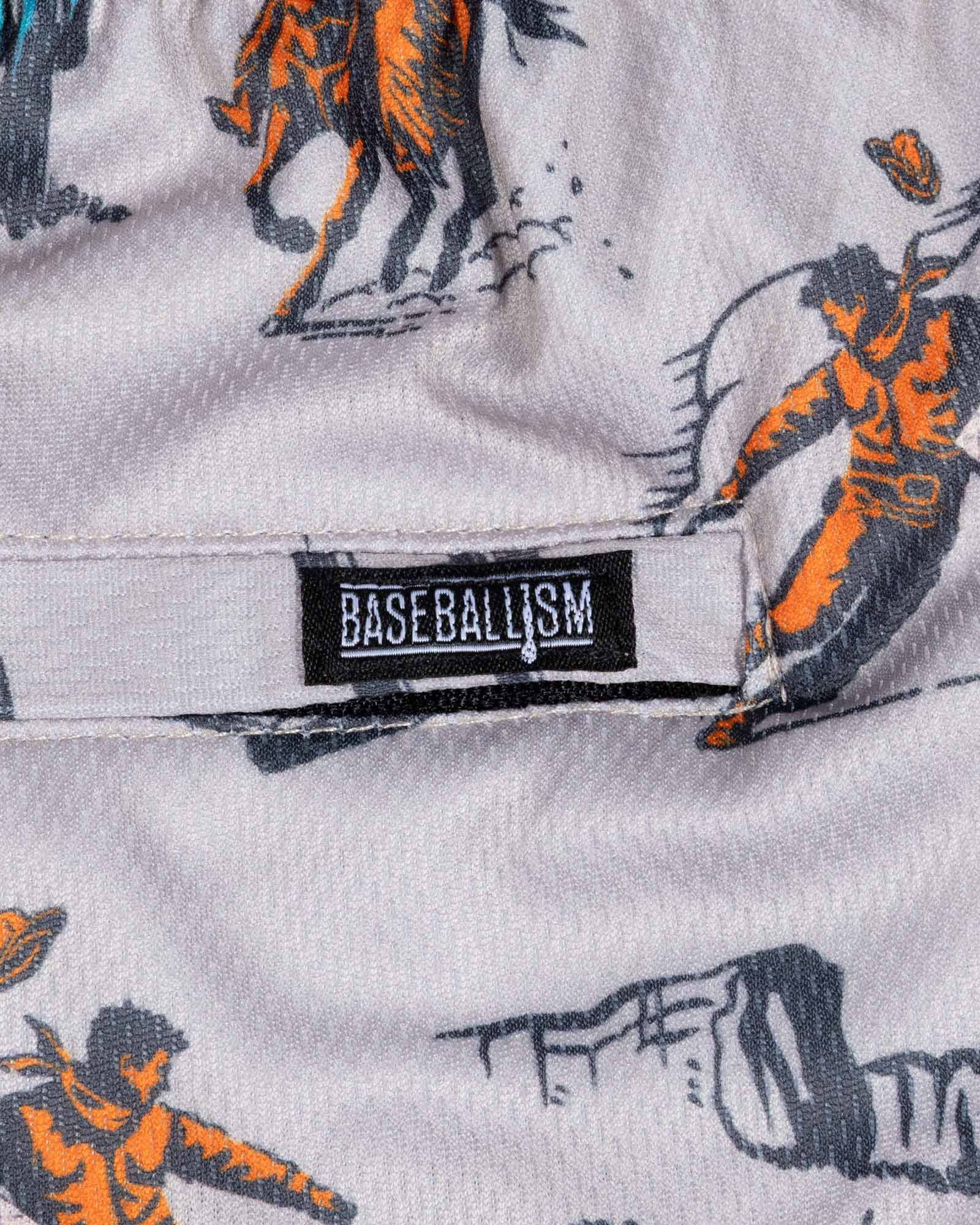 Baseballism Bullpen Diamond Air Mesh Shorts - Tan - Image 5