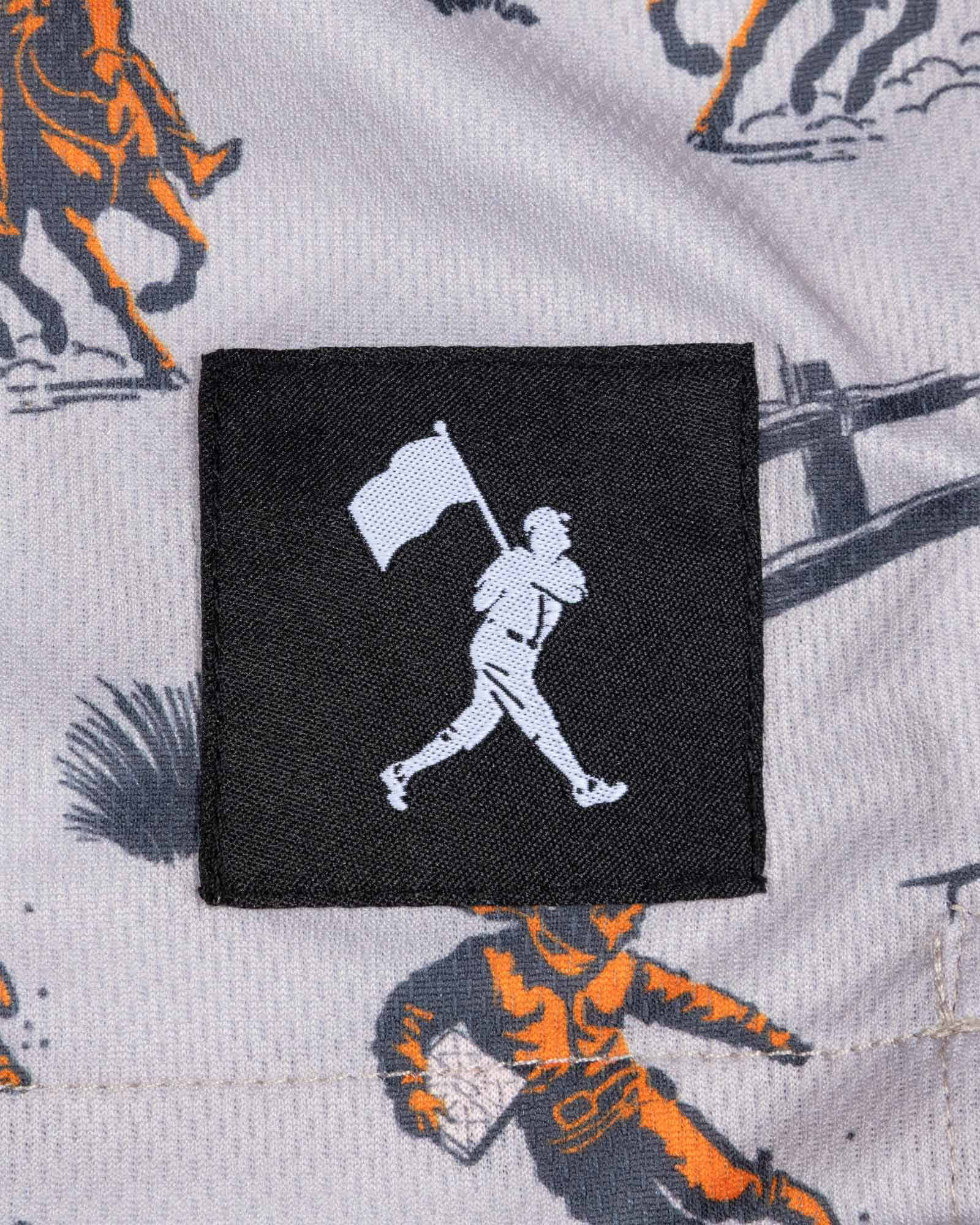 Baseballism Bullpen Diamond Air Mesh Shorts (Tan) - Youth - Image 3