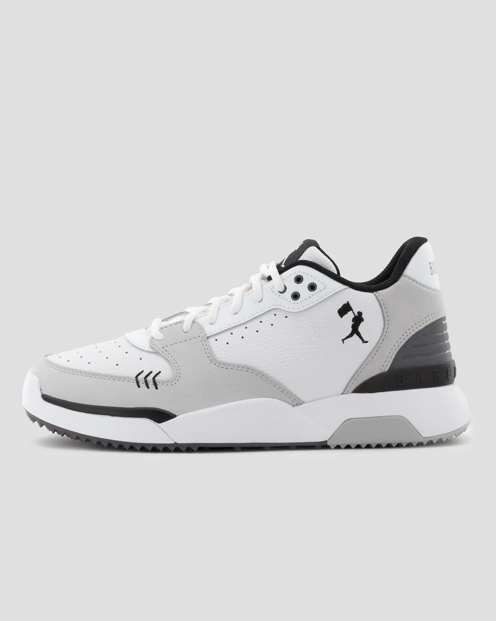Baseballism Flag Man 1 Turf Trainer With Certificate Of Authenticity - Space Grey And White - Image 3