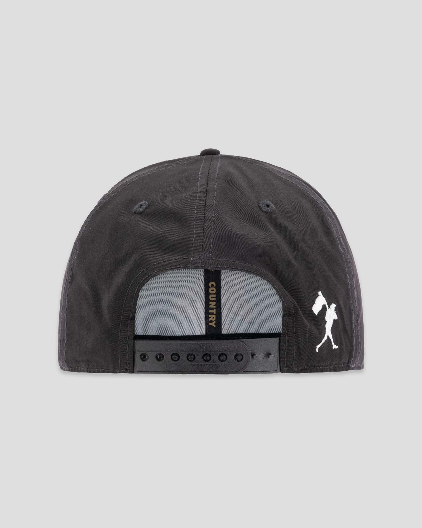 Baseballism Old English Home Plate B Five Panel Cap - Black - Image 4