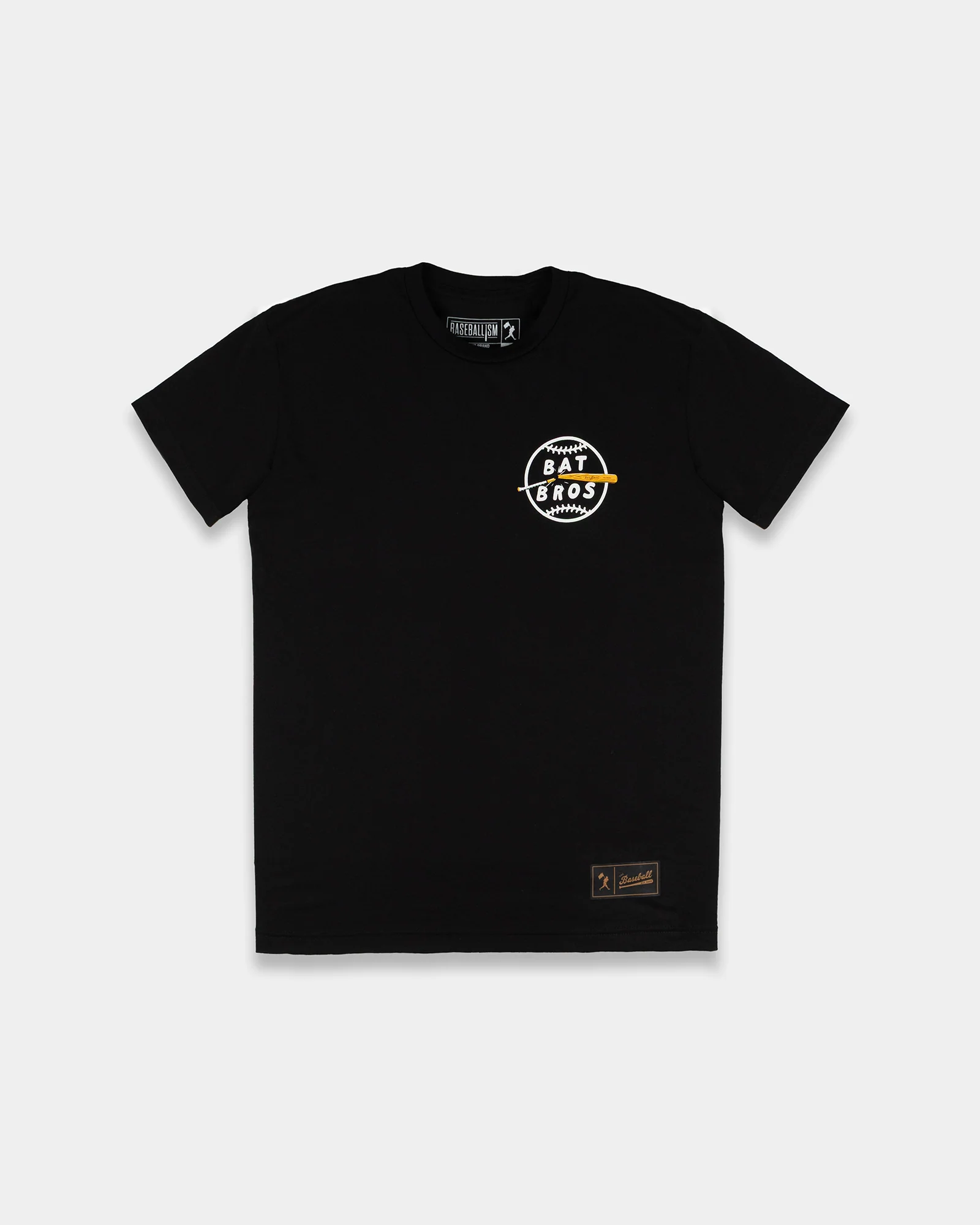 Bat Bros Broken Bat T-Shirt - Black - Image 2