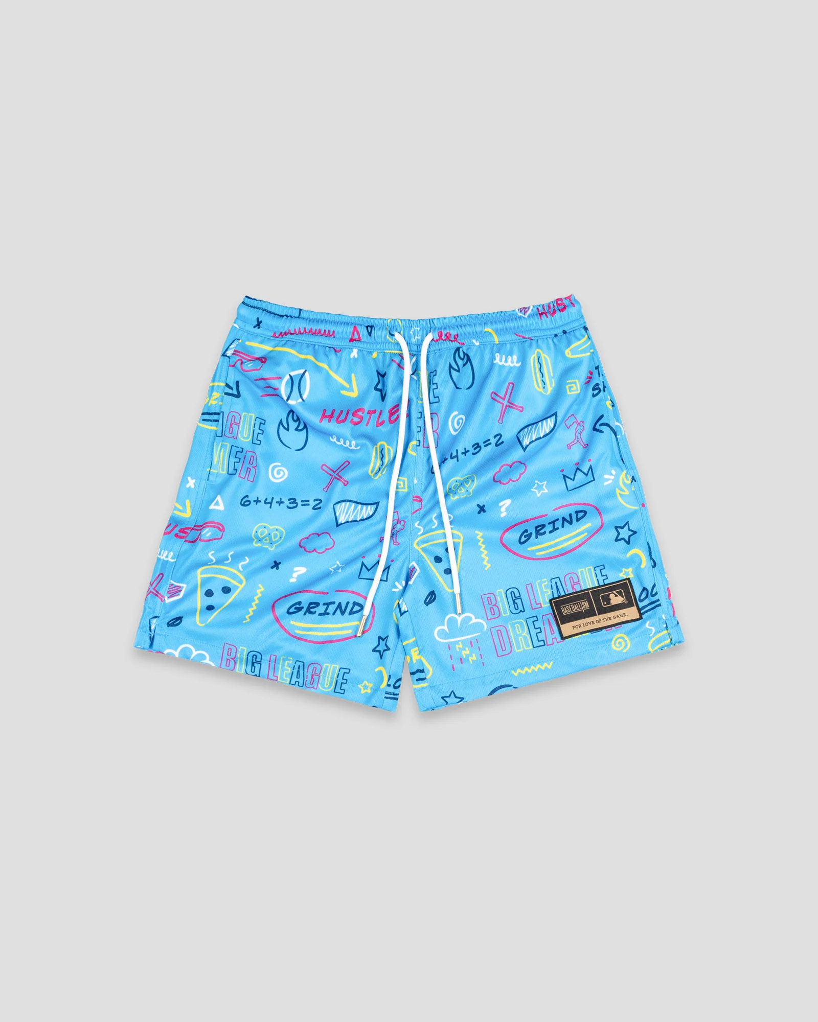Big League Dreamer Diamond Air Mesh Shorts (Blue) - Youth