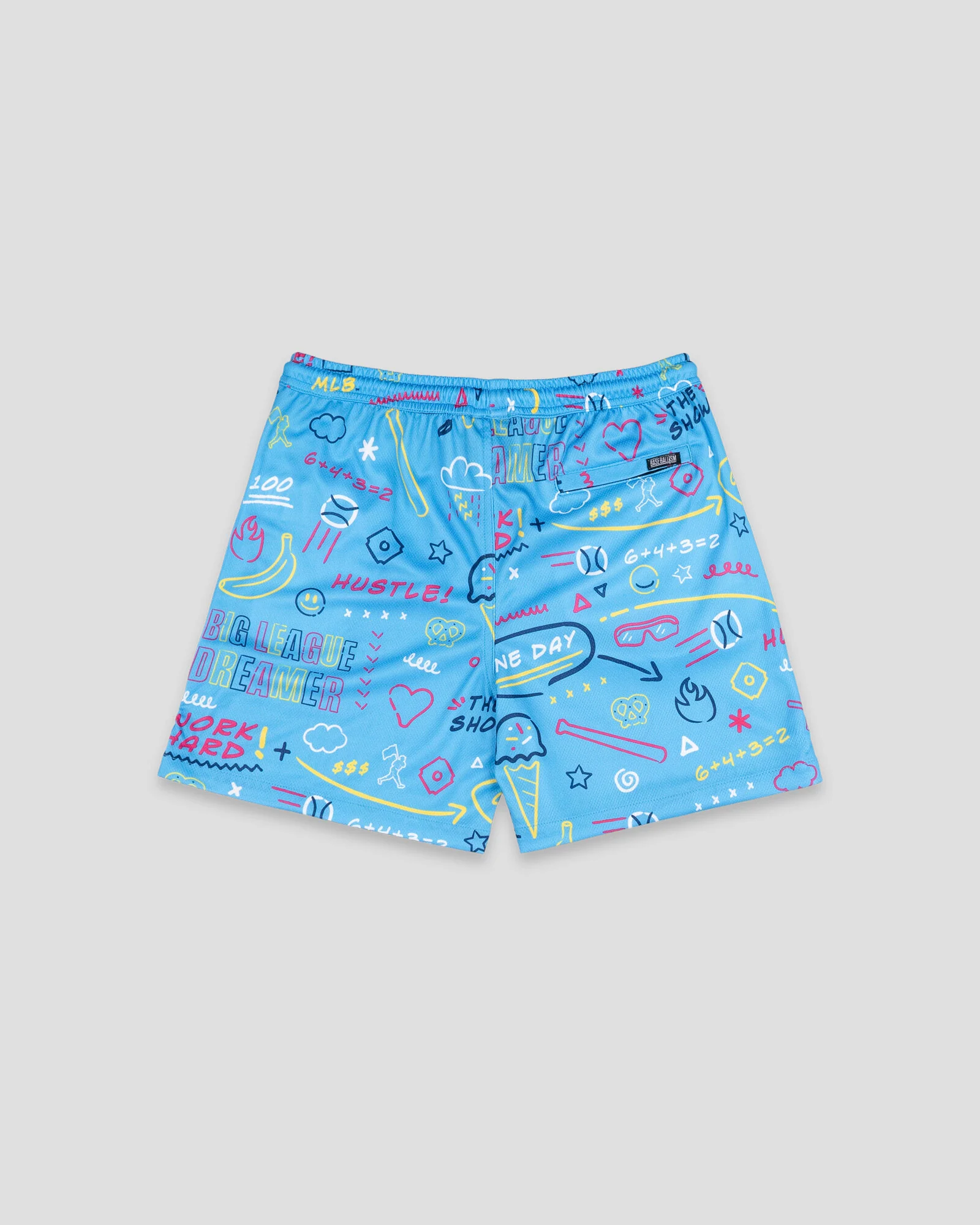 Big League Dreamer Diamond Air Mesh Shorts (Blue) - Youth - Image 2