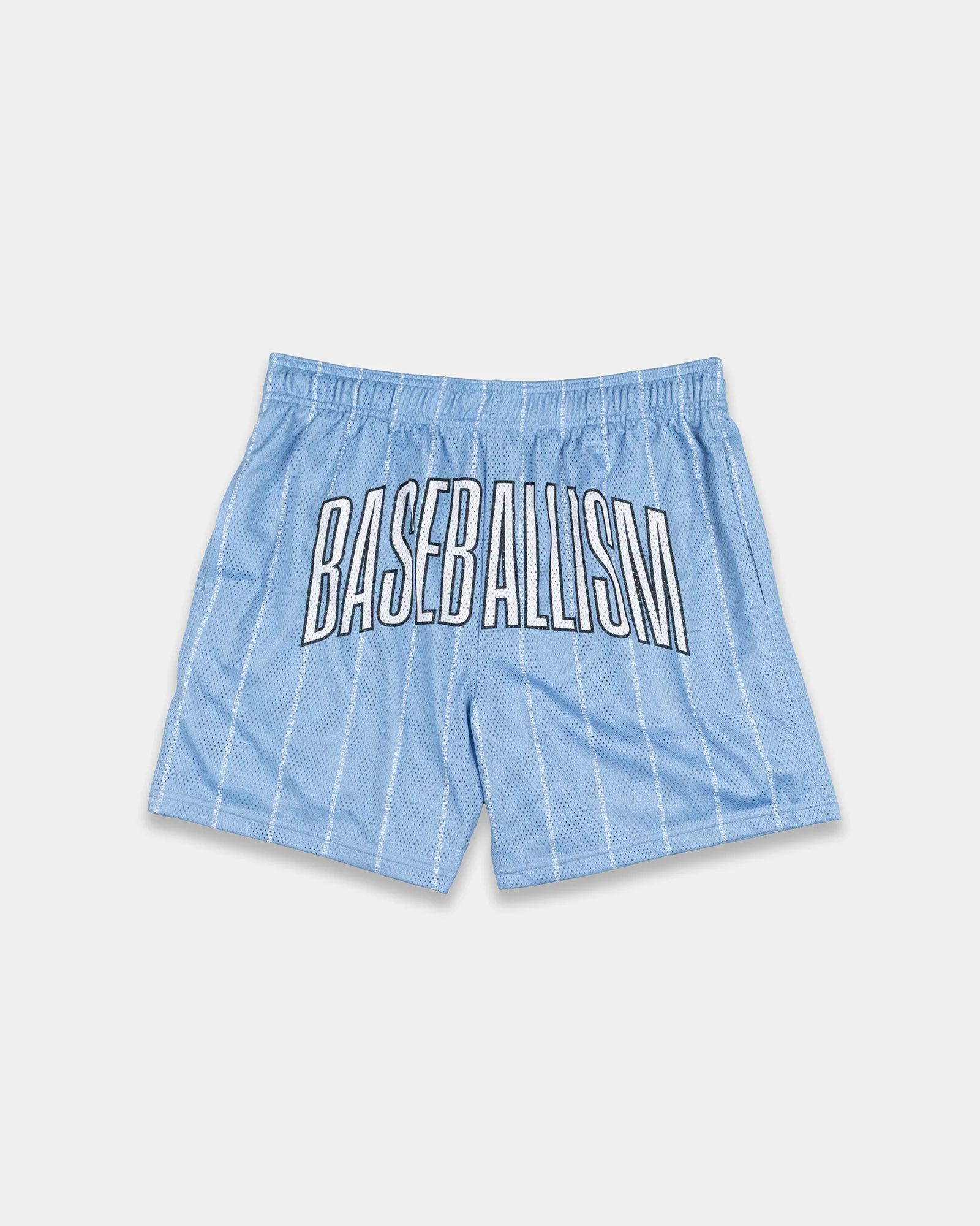 Branded Diamond Pro Shorts - Blue Pinstripe