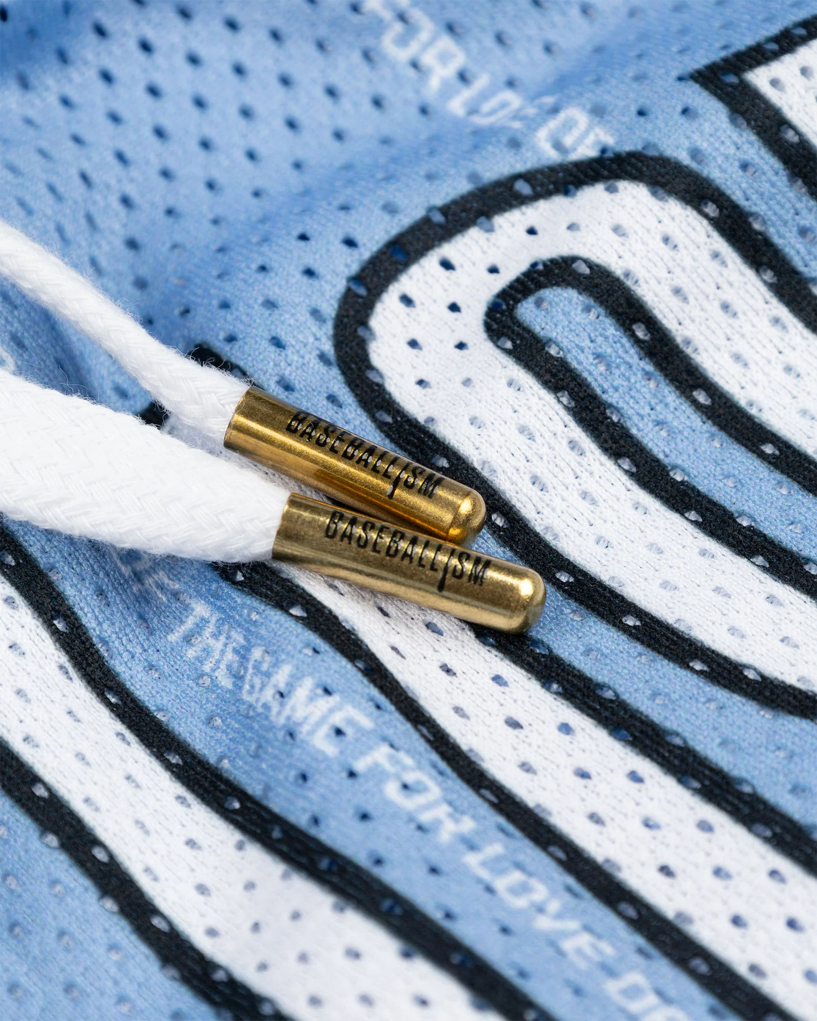 Branded Diamond Pro Shorts (Blue Pinstripe) - Youth - Image 3