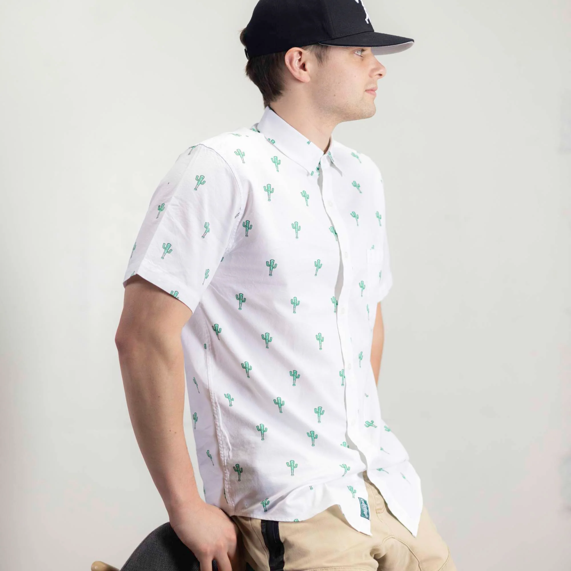 Cactus Bat - Oxford Button Down - Image 3