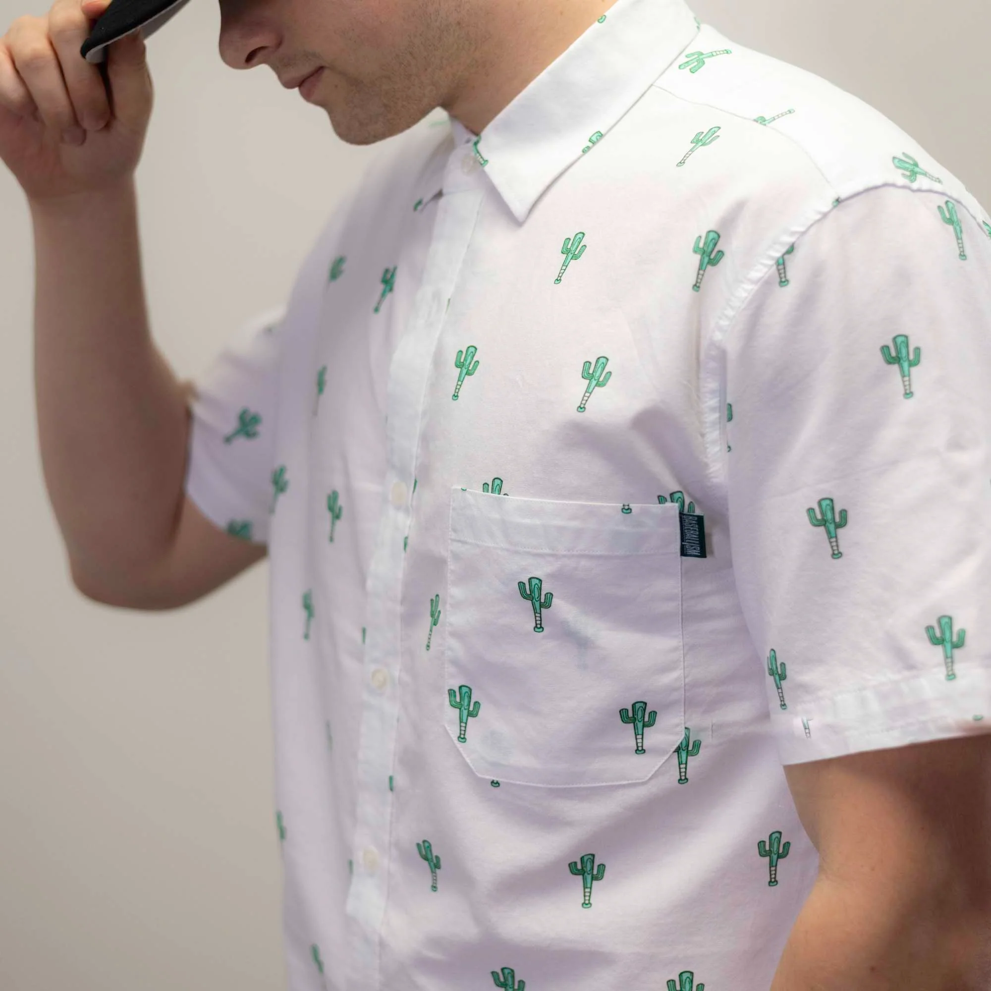 Cactus Bat - Oxford Button Down - Image 5