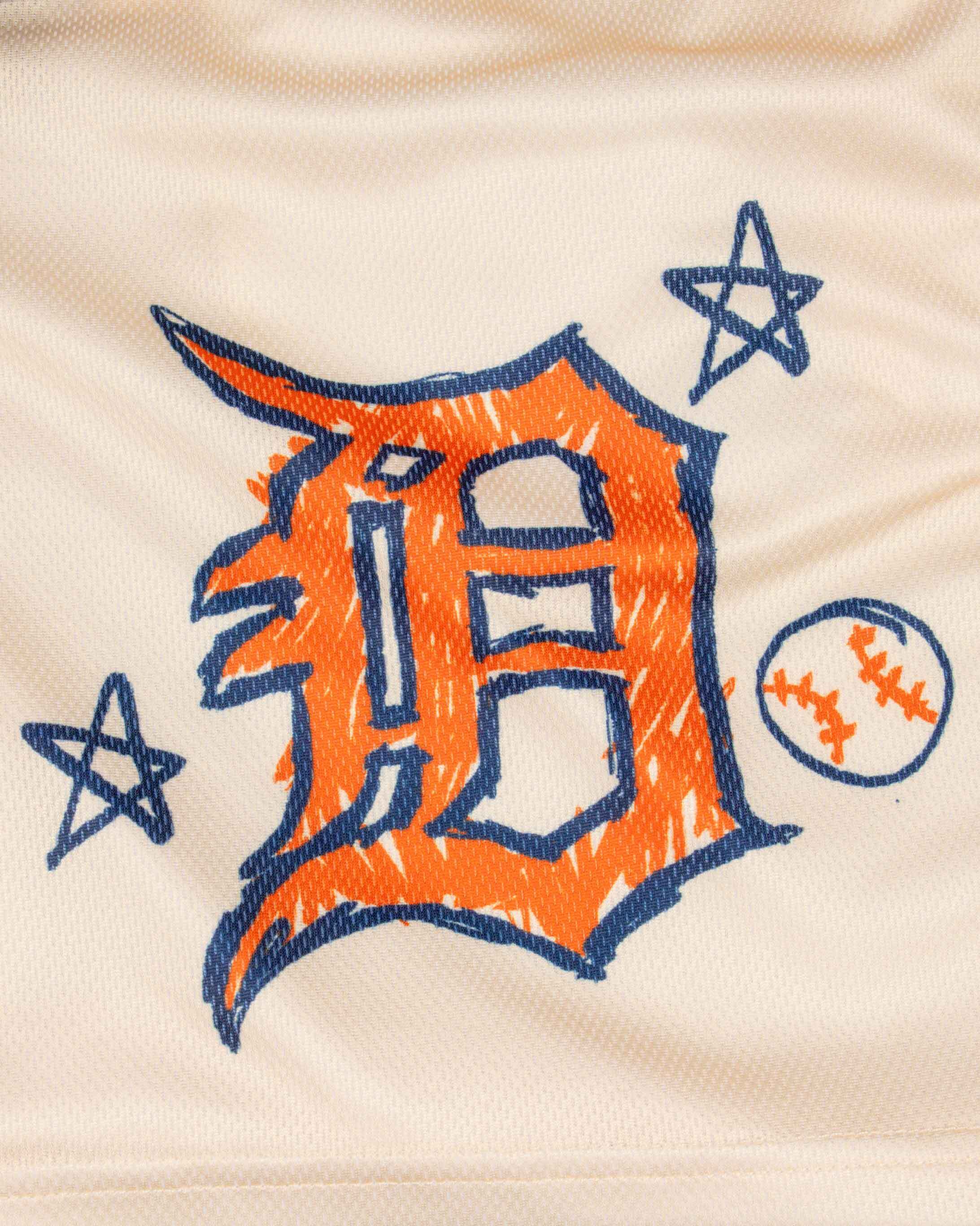 Crayon Series Diamond Air Mesh Shorts - Detroit Tigers - Image 3