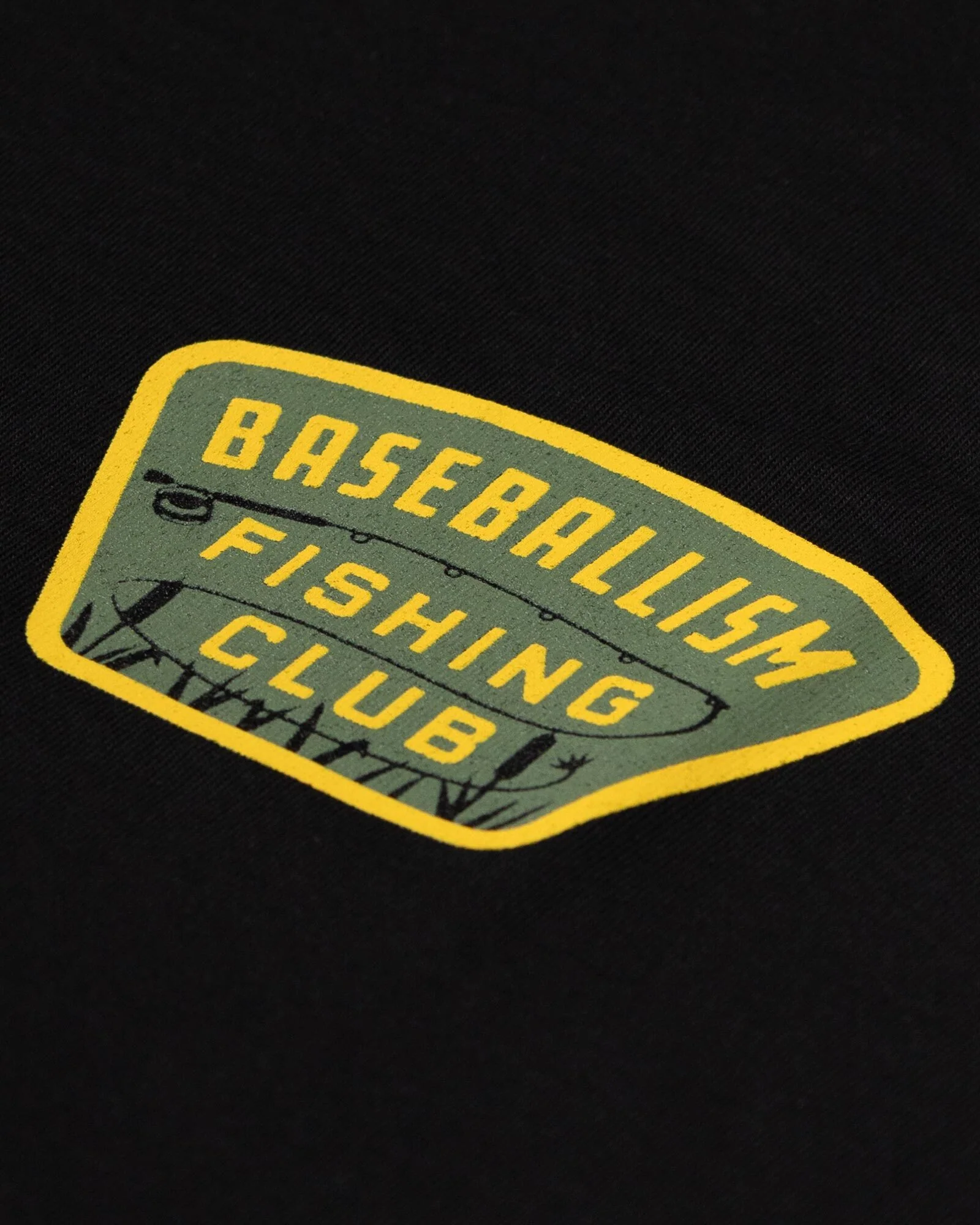Fishing Club T-Shirt - Black - Image 3