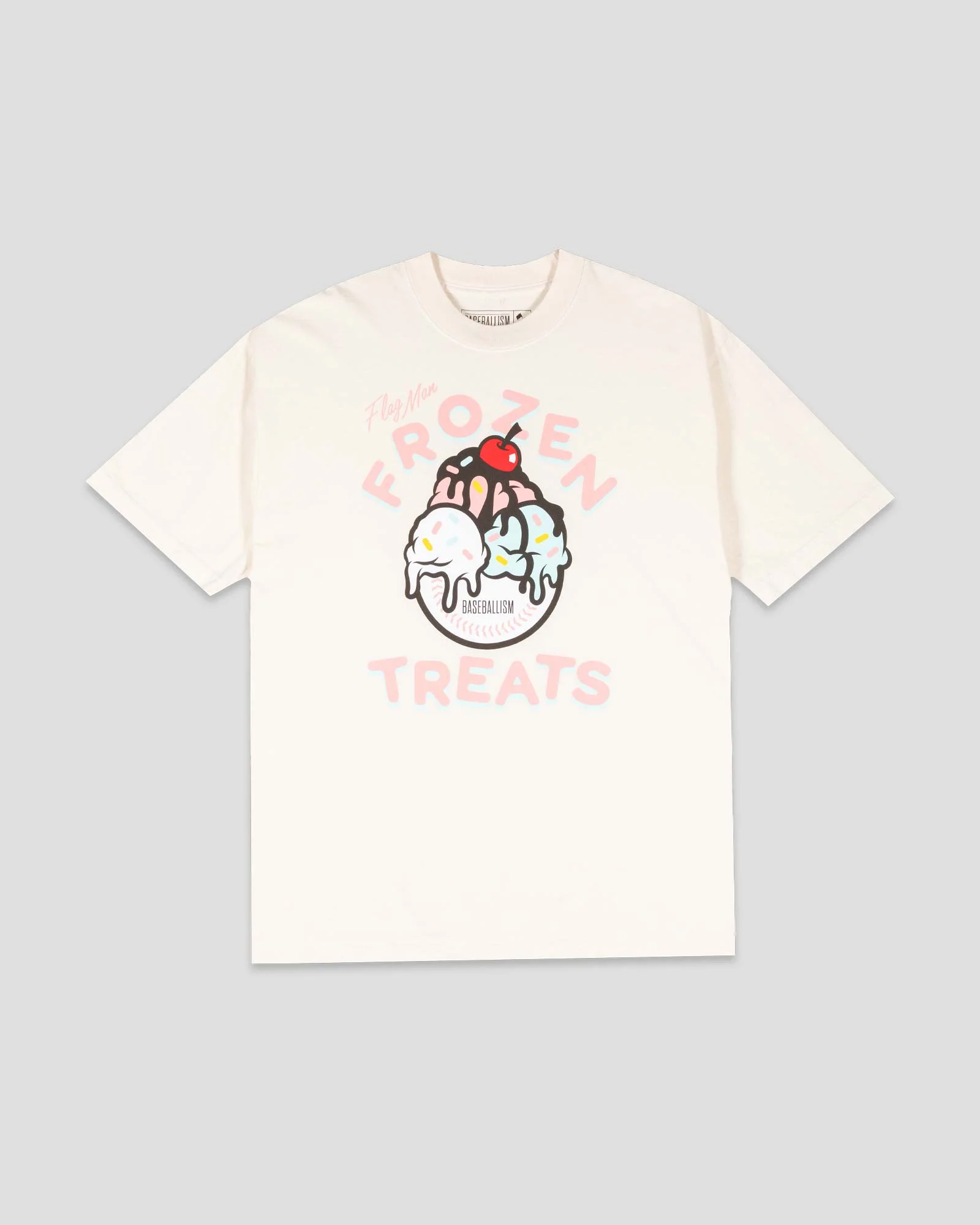 Frozen Treats Ice Cream Sundae Pima Cotton T-Shirt - Vanilla