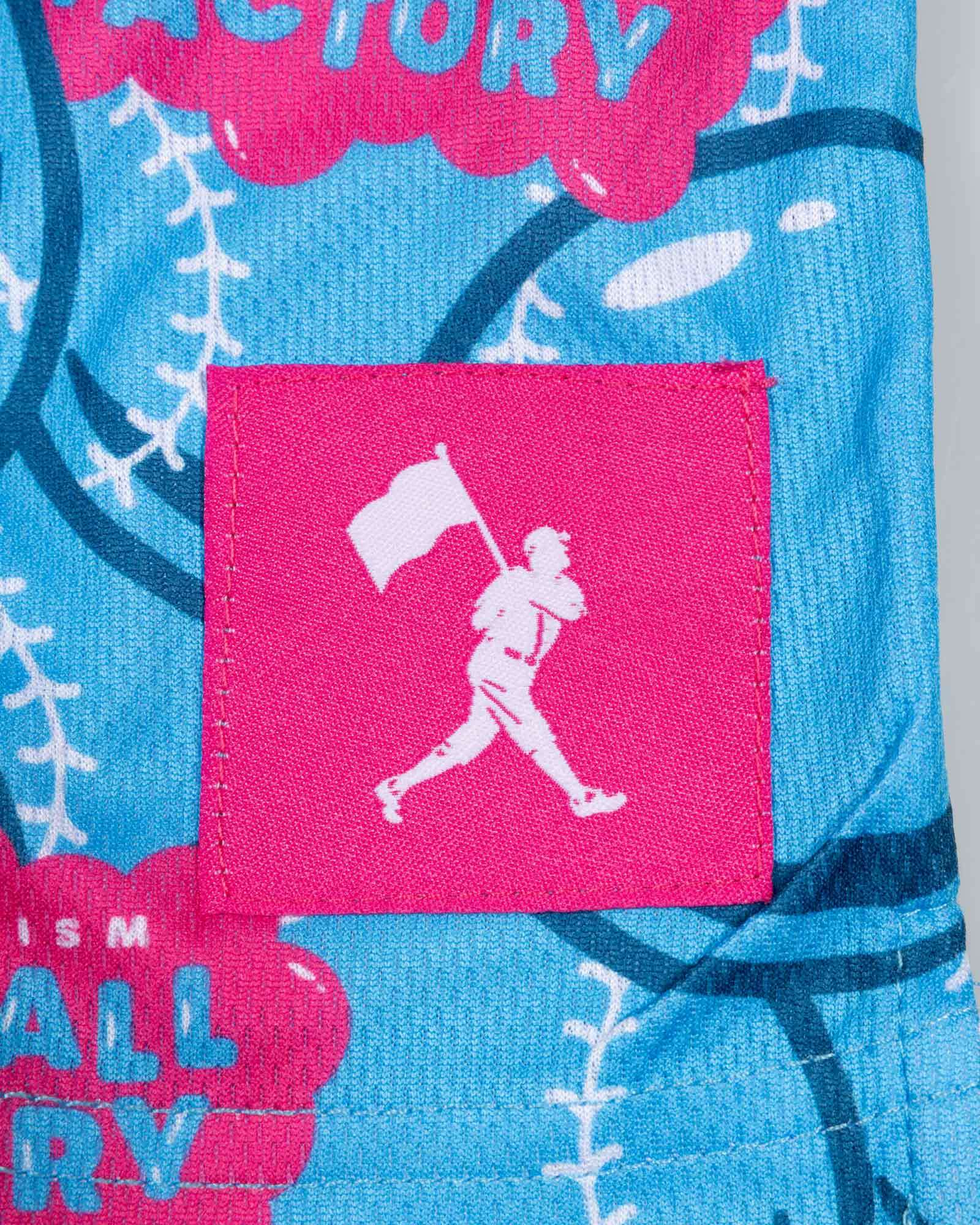 Gumball Factory Diamond Air Mesh Shorts (Light Blue) - Youth - Image 3