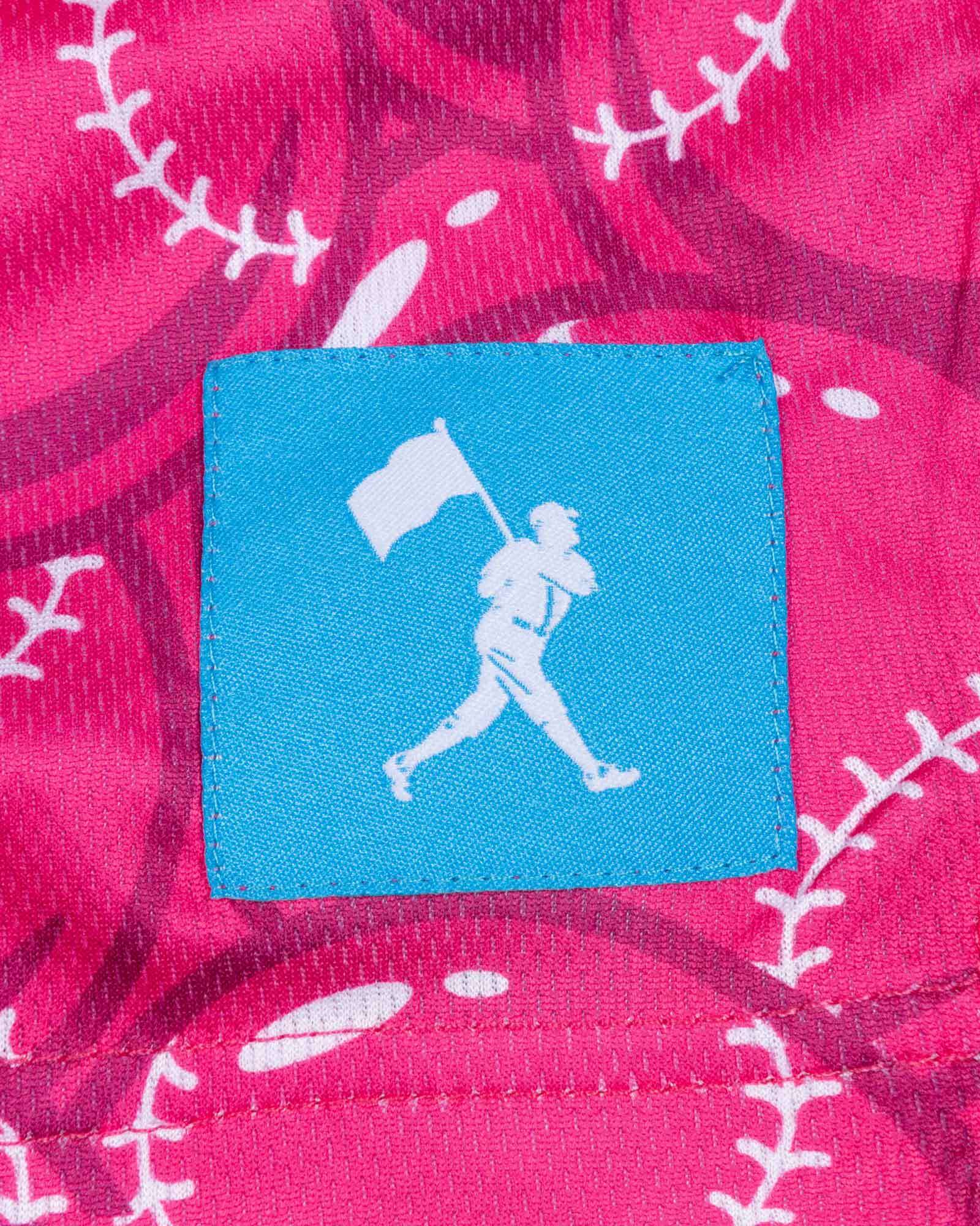 Gumball Factory Diamond Air Mesh Shorts (Pink) - Youth - Image 3