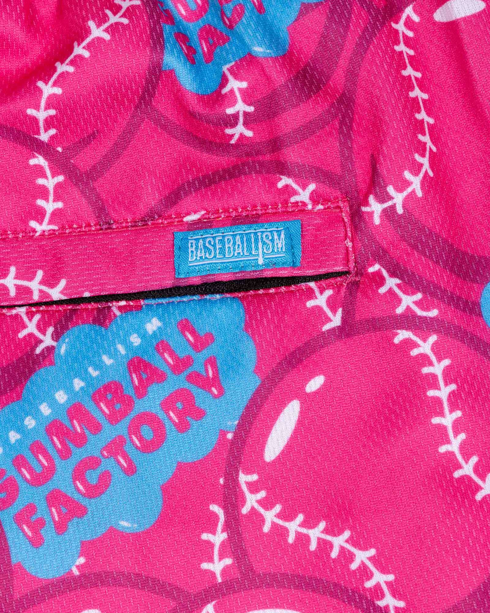 Gumball Factory Diamond Air Mesh Shorts (Pink) - Youth - Image 5