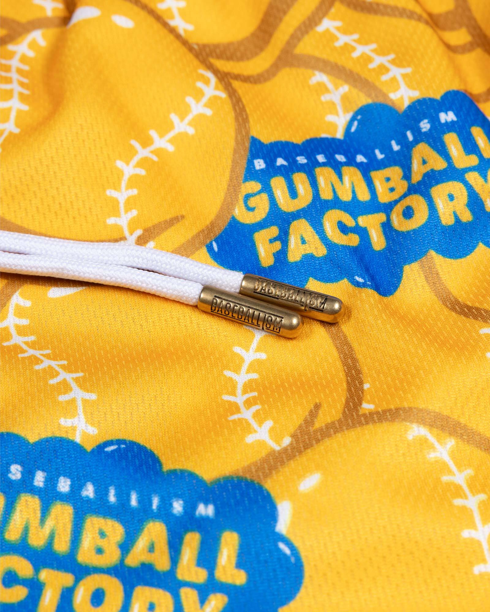 Gumball Factory Diamond Air Mesh Shorts (Yellow) - Youth - Image 4