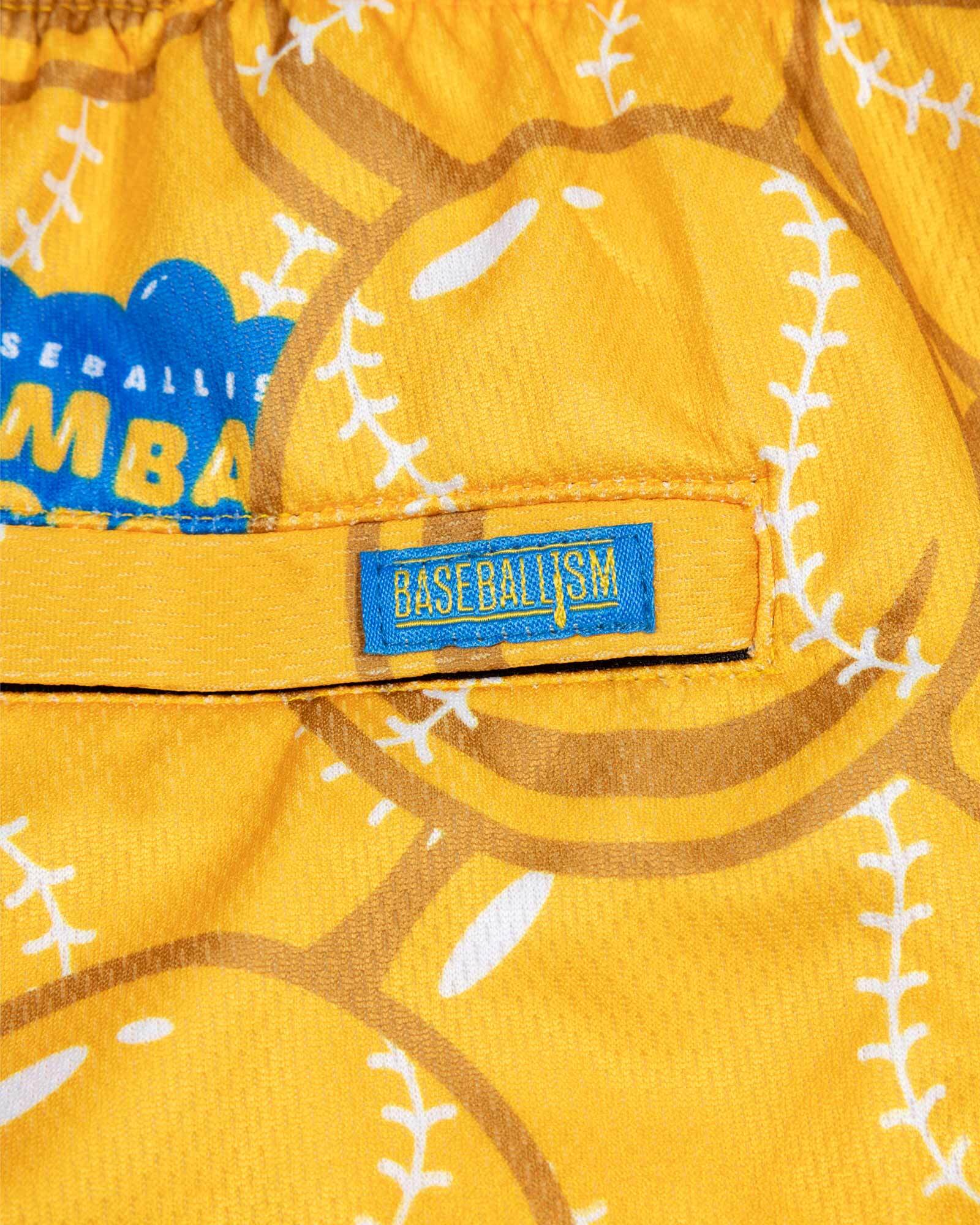 Gumball Factory Diamond Air Mesh Shorts (Yellow) - Youth - Image 5