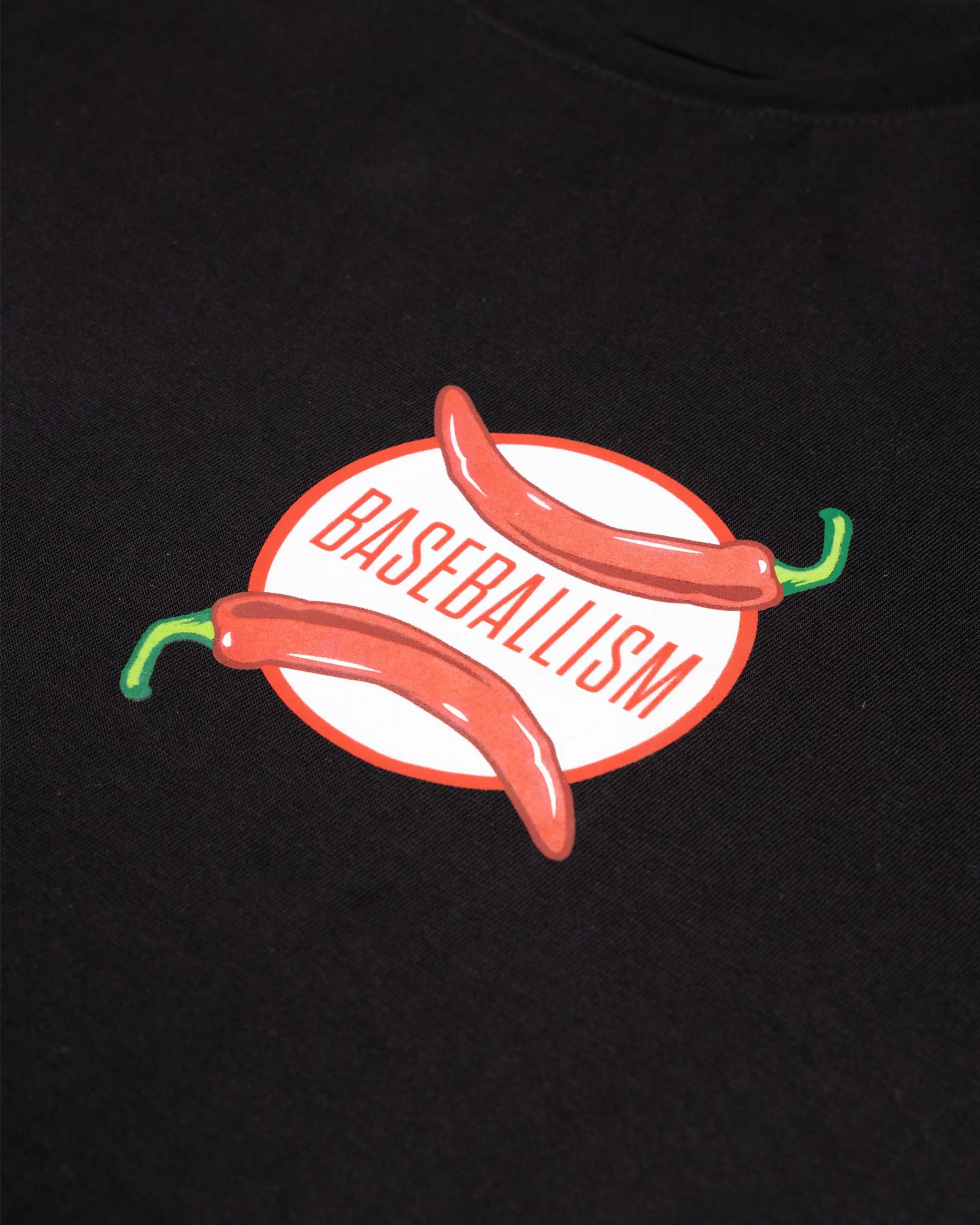 High Heat Hot Sauce Glow in the Dark Pima Cotton T-Shirt - Black - Image 4