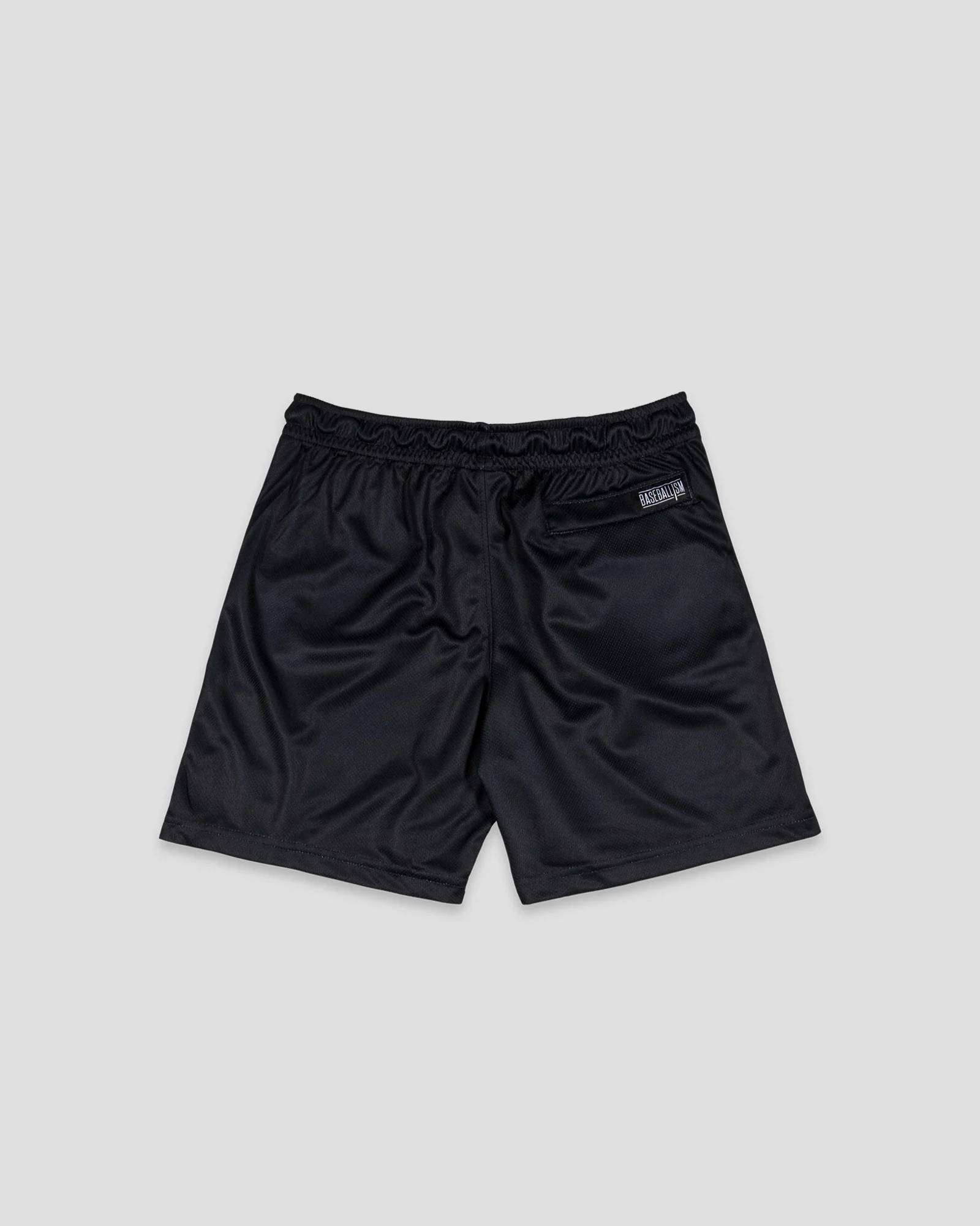 Keep It Fun Diamond Air Youth Mesh Shorts (Black) - Baseballism x Austin Schultz - Image 2