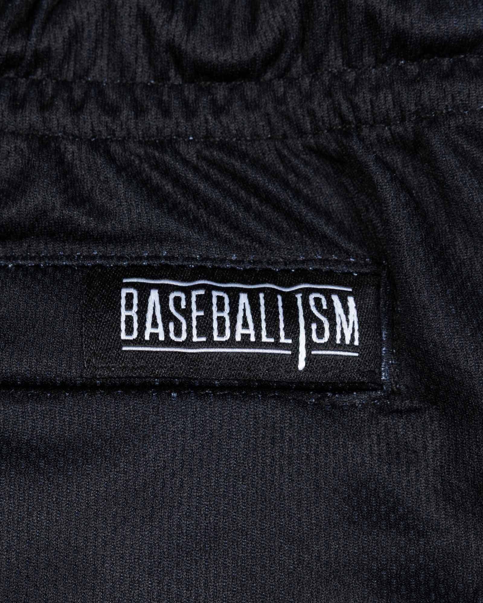 Keep It Fun Diamond Air Youth Mesh Shorts (Black) - Baseballism x Austin Schultz - Image 5