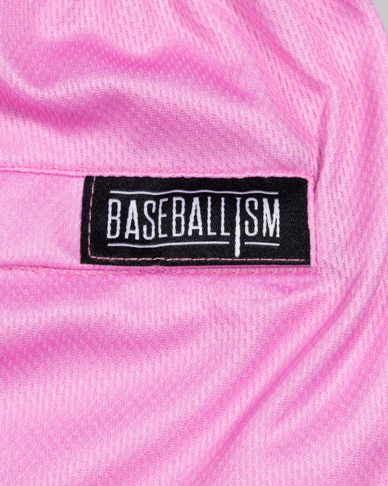 Keep It Fun Diamond Air Youth Mesh Shorts (Pink) - Baseballism x Austin Schultz - Image 5