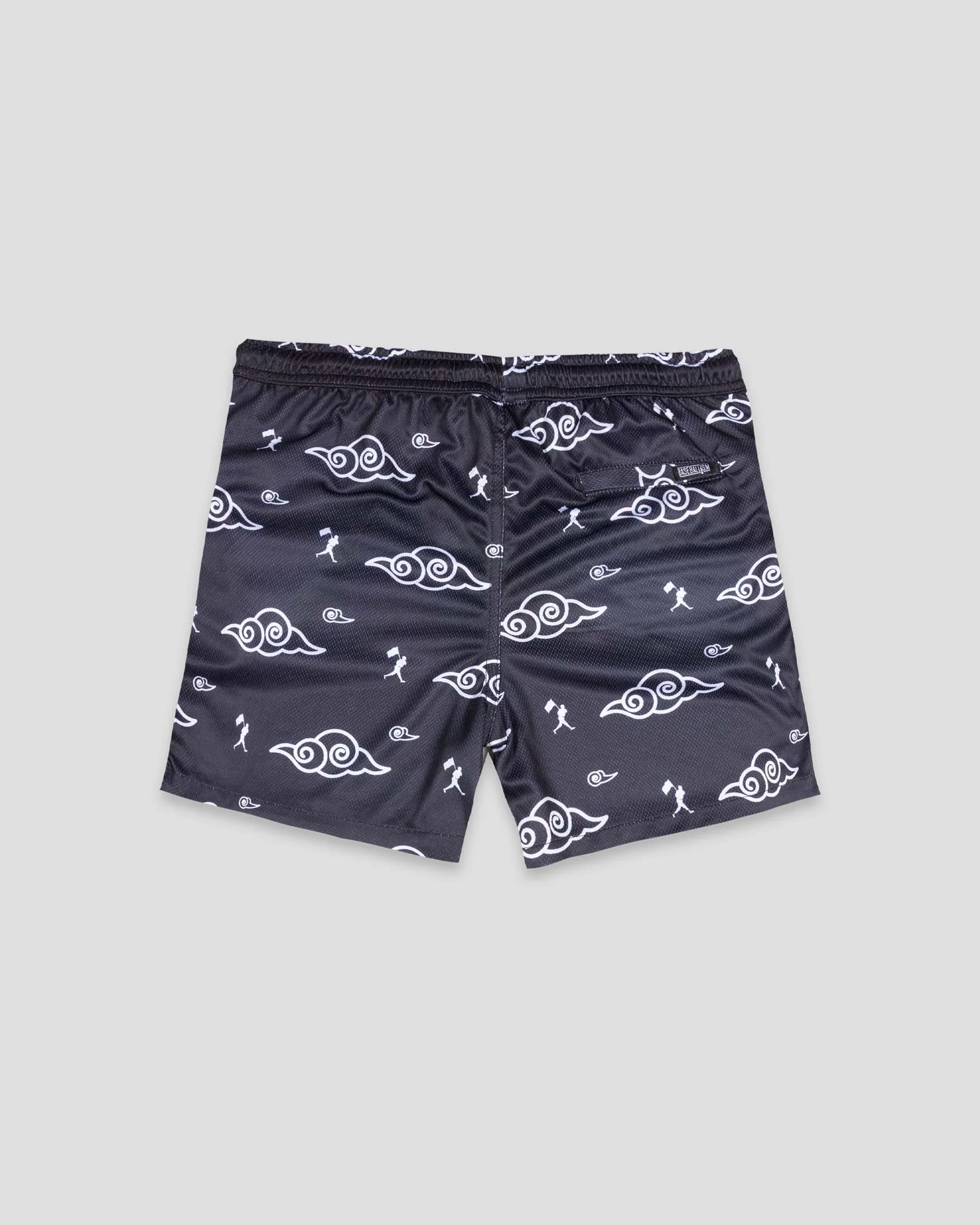 Kumo (Cloud) Anime Diamond Air Mesh Shorts Black
- Youth - Image 2