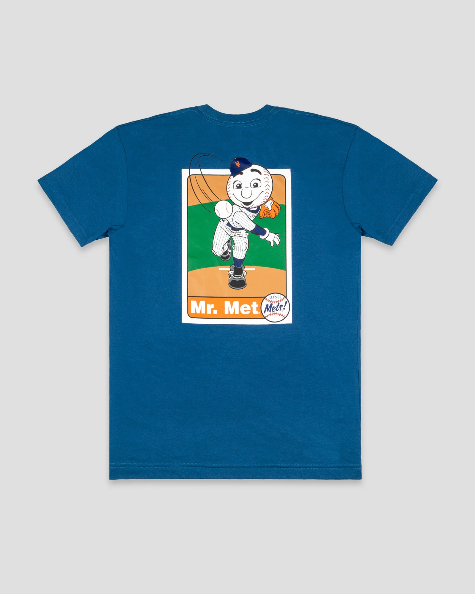 Mascot Baseball Card T-Shirt - New York Mets