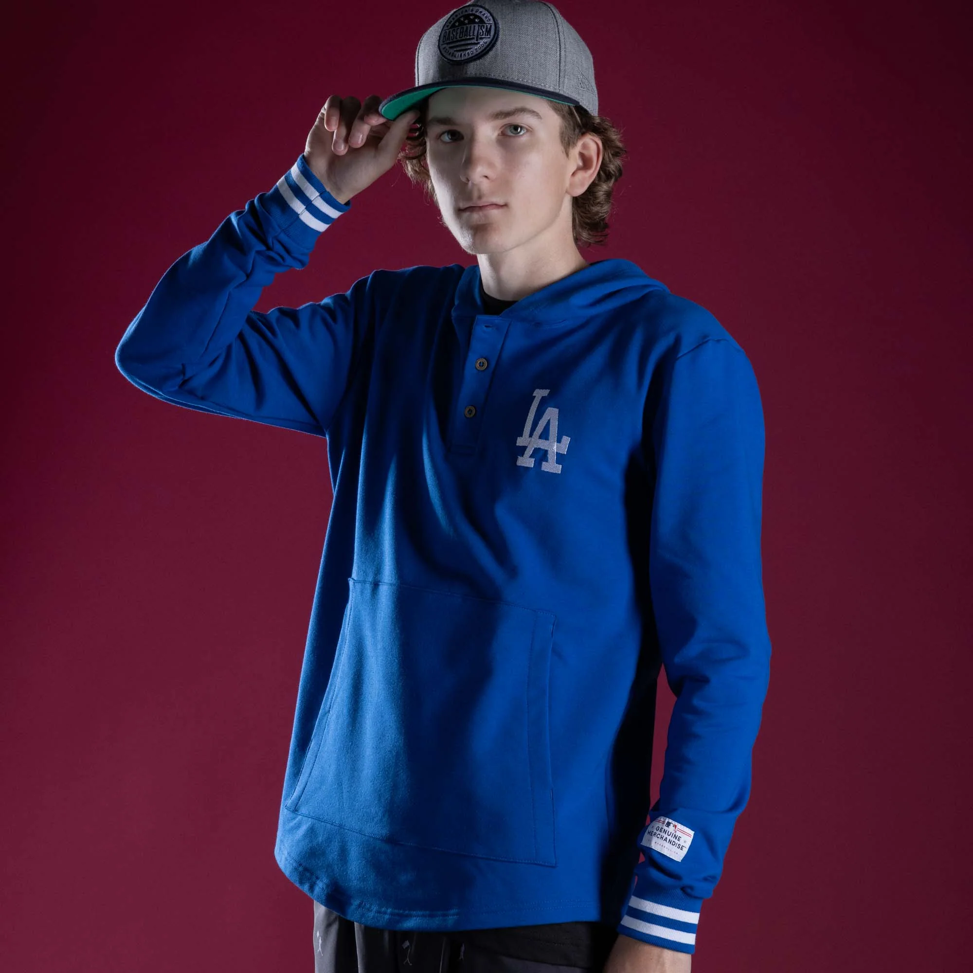 MLB Dugout Hoodie - Los Angeles Dodgers - Image 4