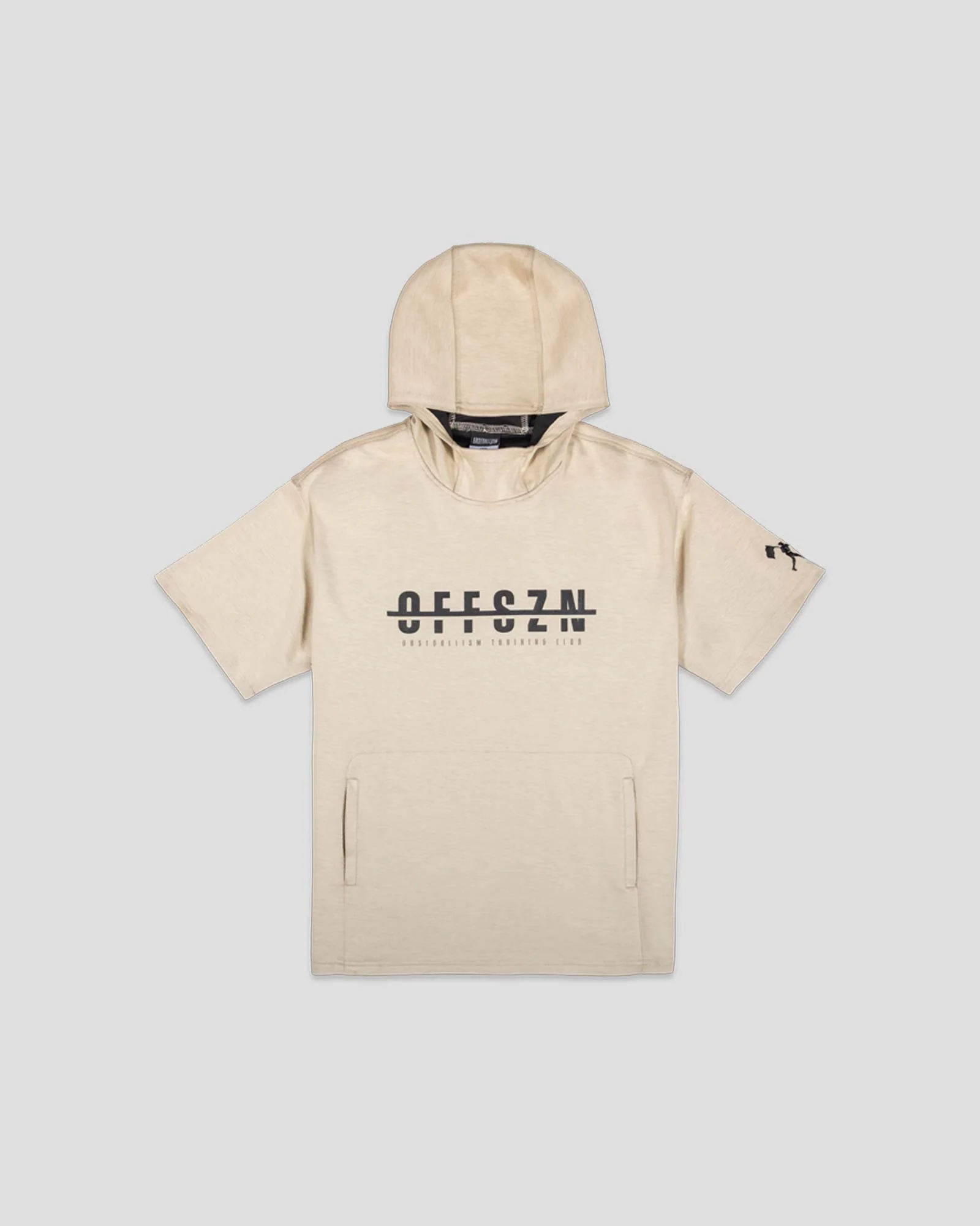No Off SZN AeroFleece Short Sleeve Hoodie (Ecru) - Youth