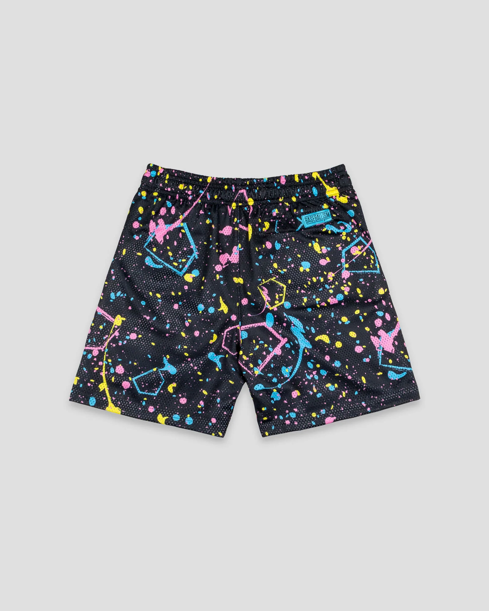 Pitchers That Paint Diamond Pro Mesh Shorts (Black) - Youth - Image 2