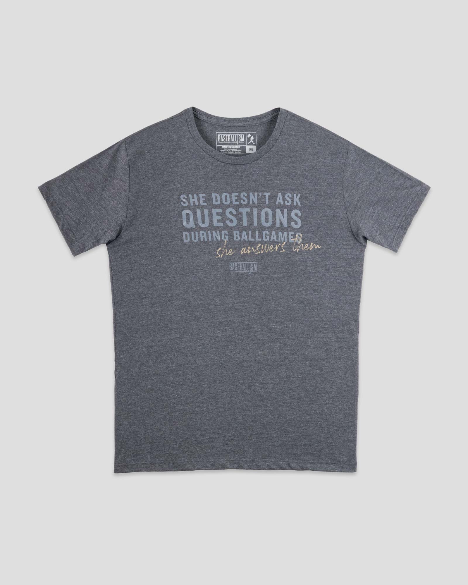 She Answers Them - Warm-Up Tee - Image 2