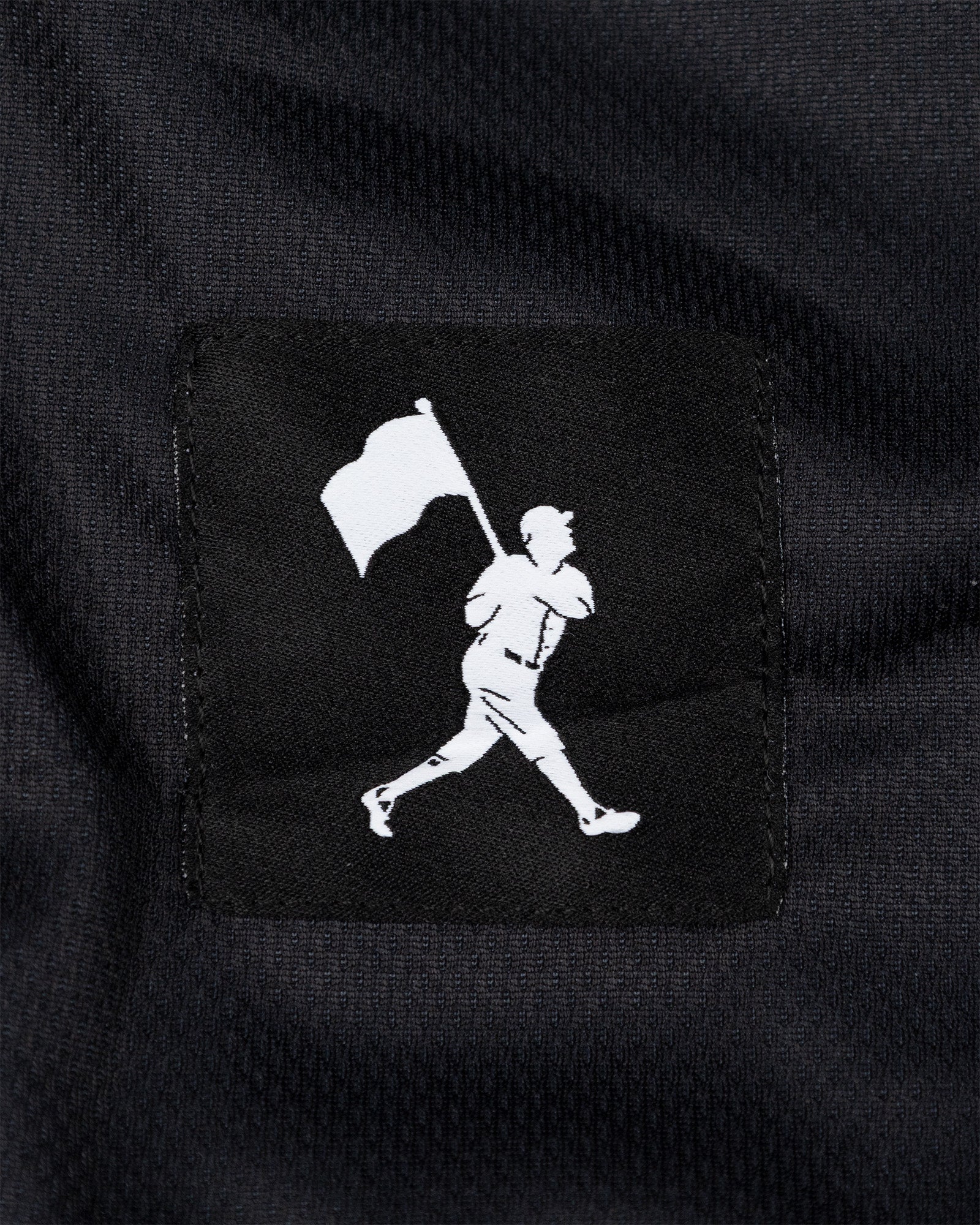 Yuvi Retro Baseballism Diamond Air Mesh Shorts - Black - Image 3