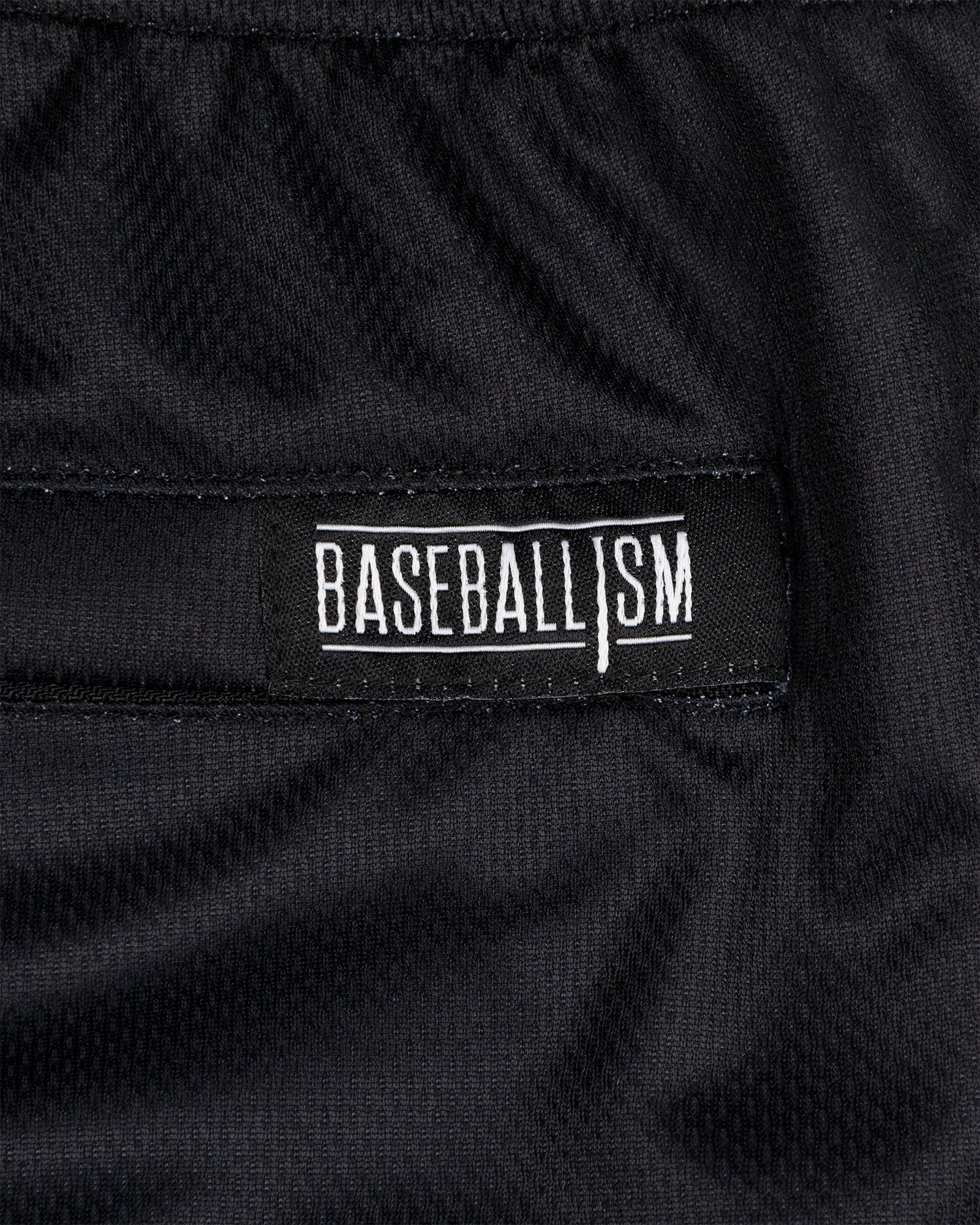 Yuvi Retro Baseballism Diamond Air Mesh Shorts (Black) - Youth - Image 5